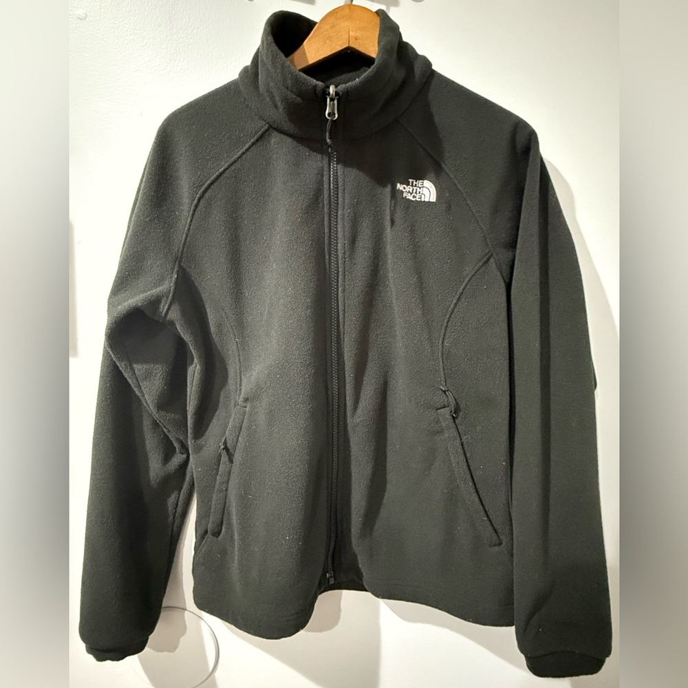 THE NORTH FACE Womens' Black Full‎ Zip Fleece Jacket Size Medium O